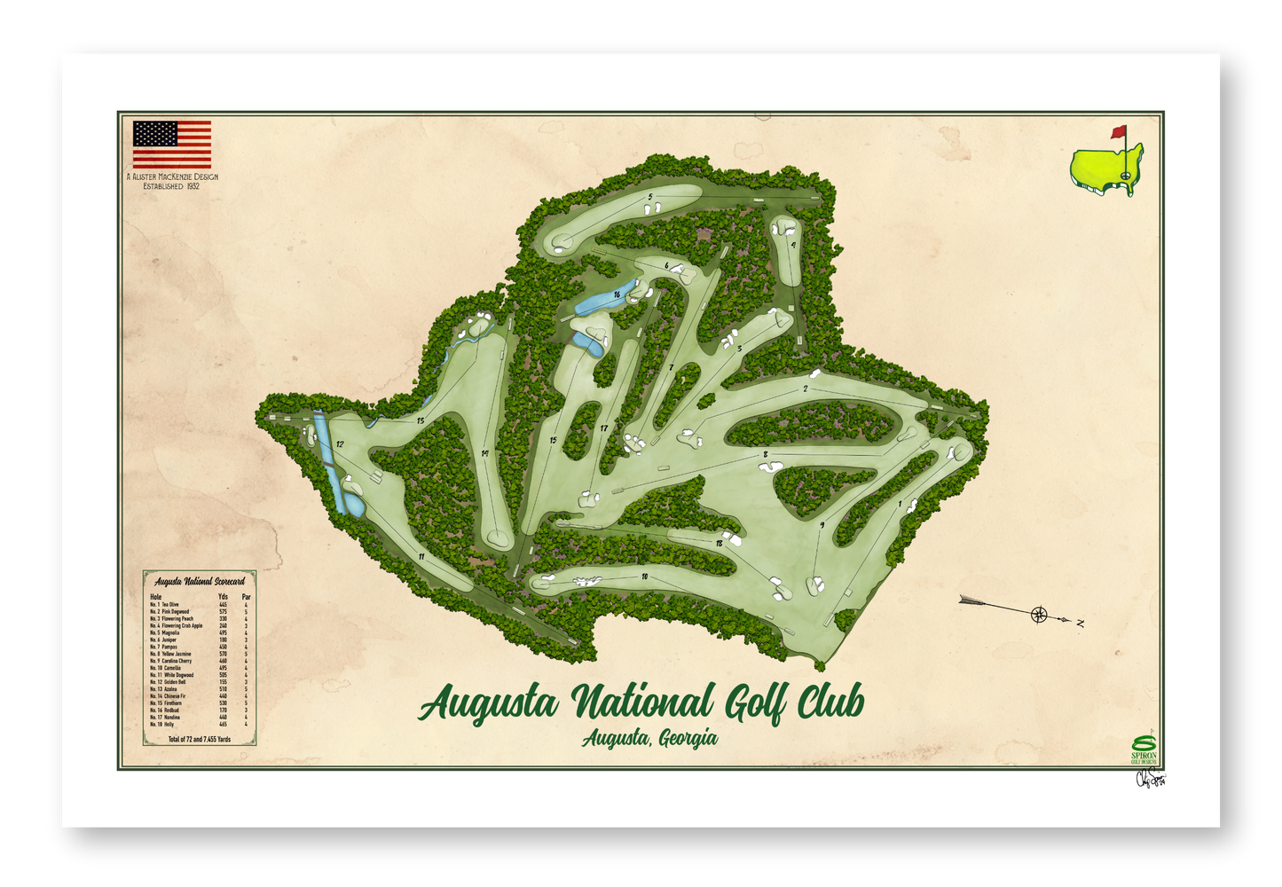 Augusta National Golf Club - Home of the Masters